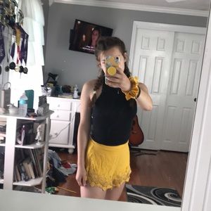 Yellow shorts